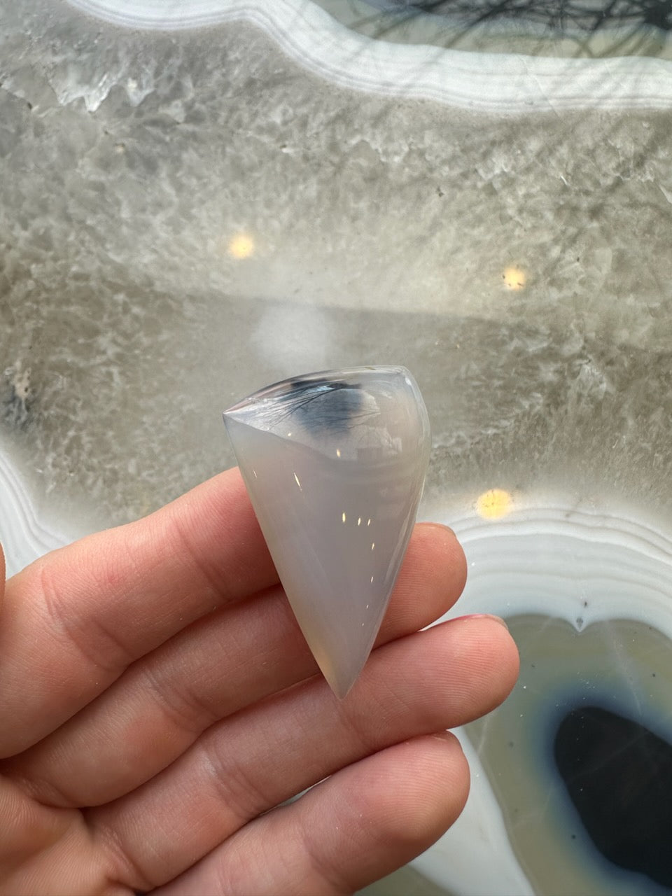Moss Agate Cabochon