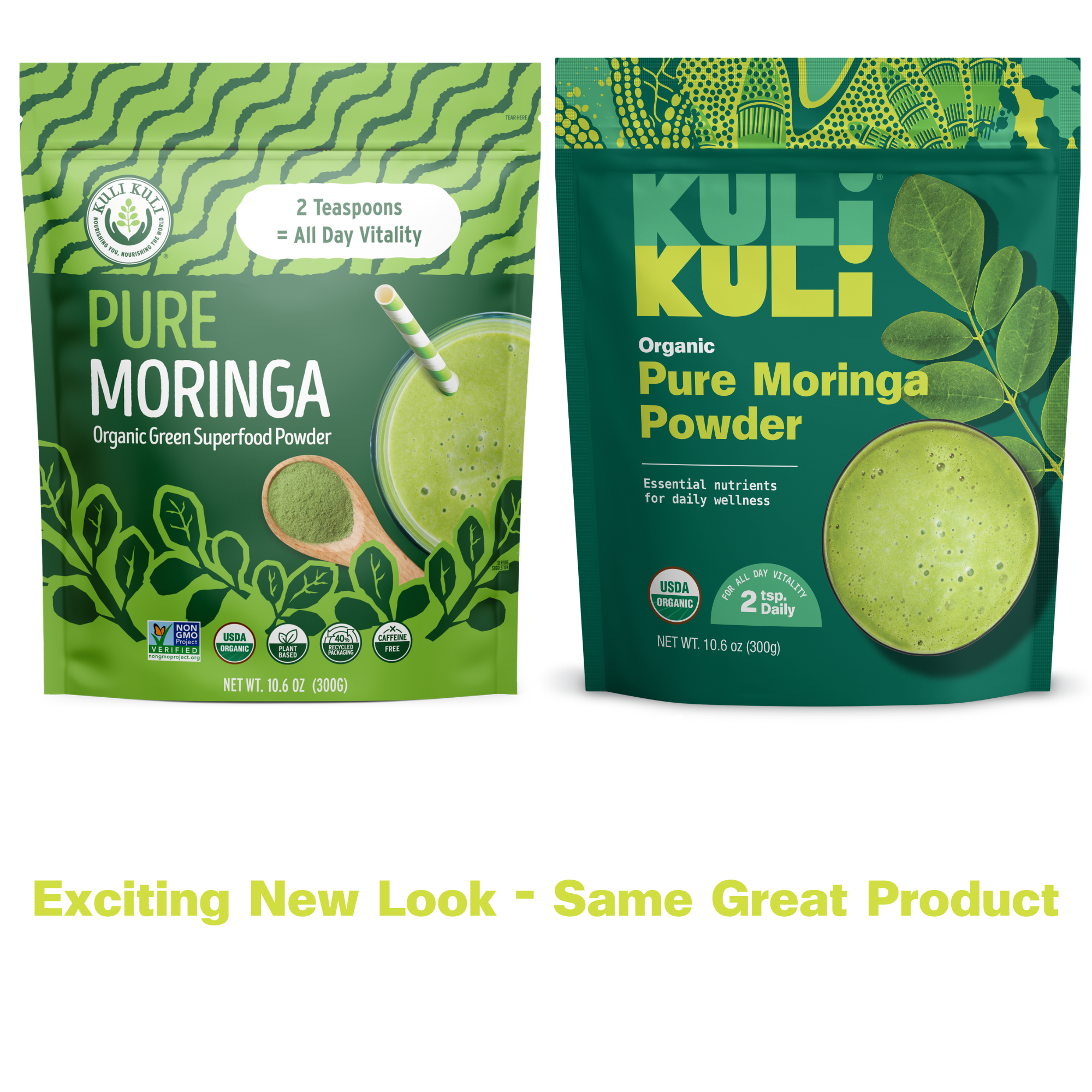 Organic Pure Moringa Powder (10.6 oz)