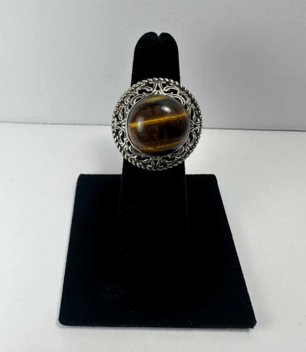 Tiger's Eye Ring - Size 5.5