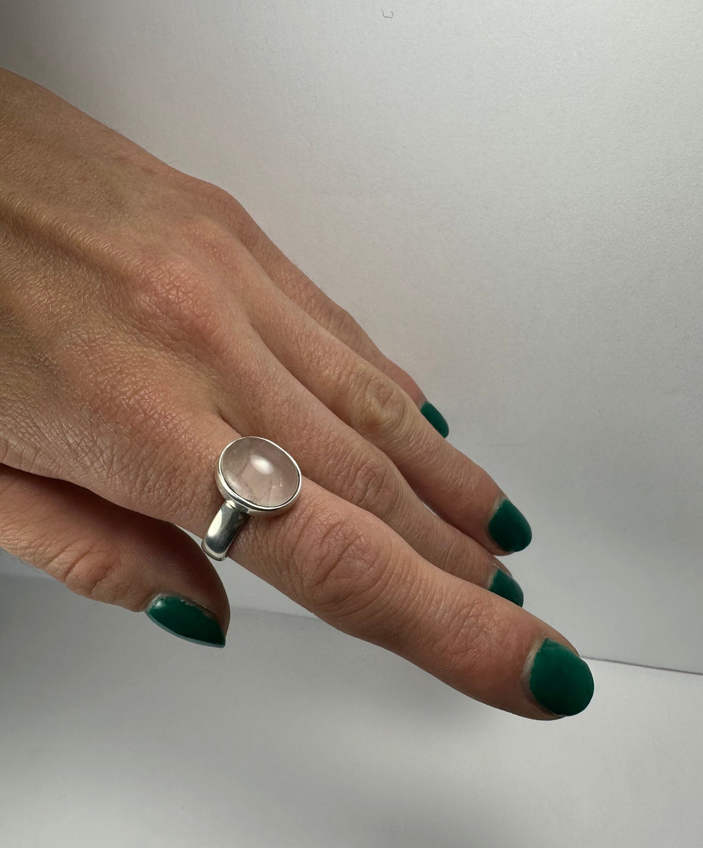 Rose Quartz Ring - Size 6
<