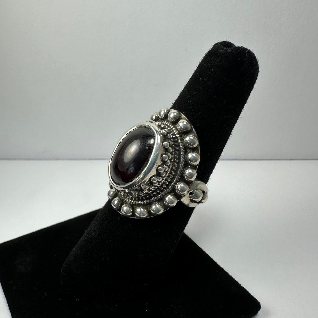 Garnet Ring - Size 6.5