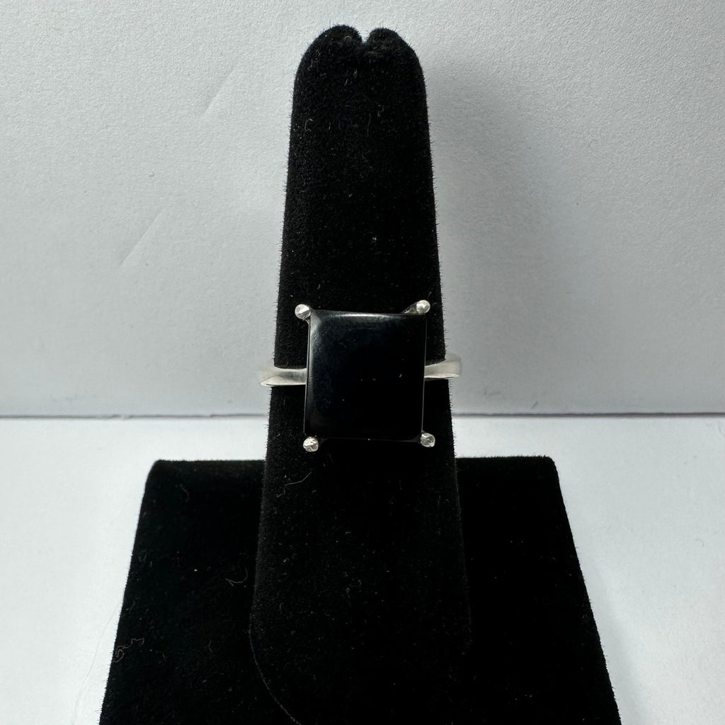 Black Onyx Ring - Size 6.5