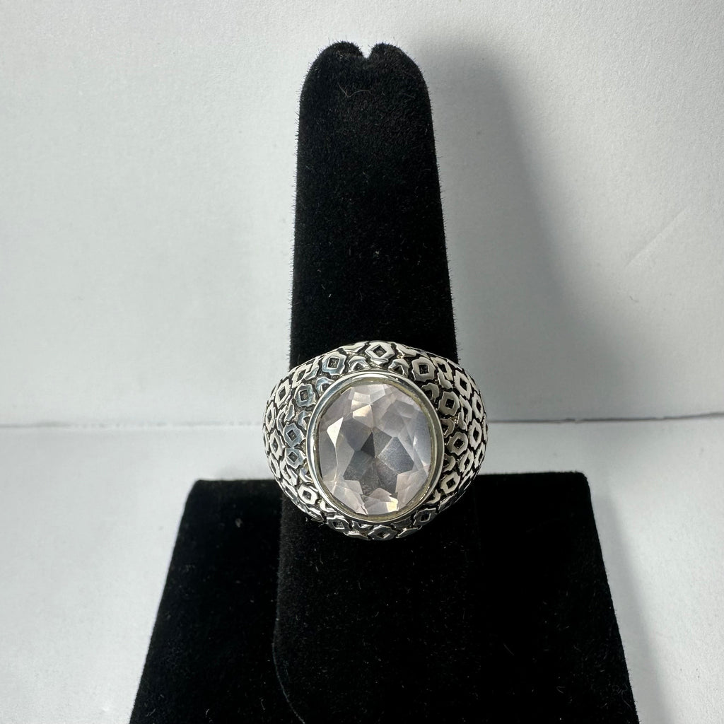 Rose Quartz Ring - Size 7