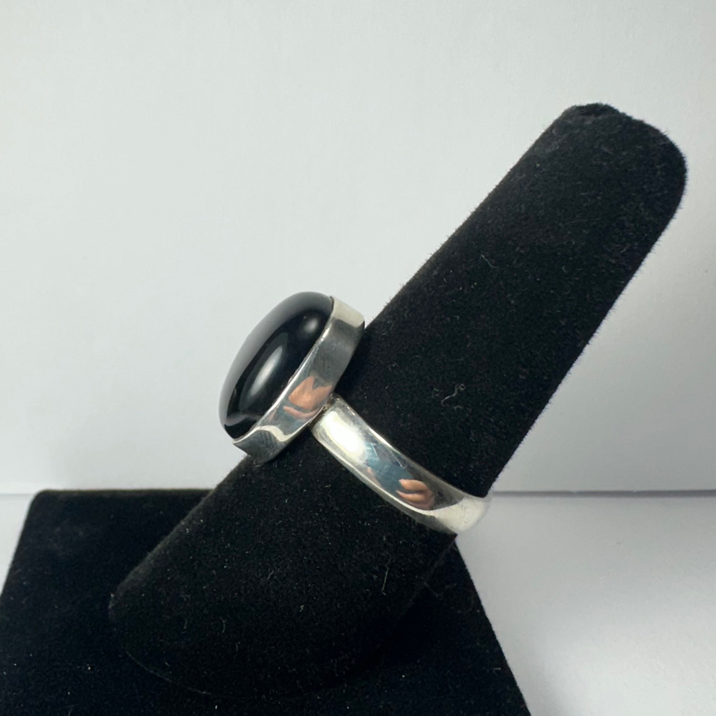 Black Onyx Ring - Size 7