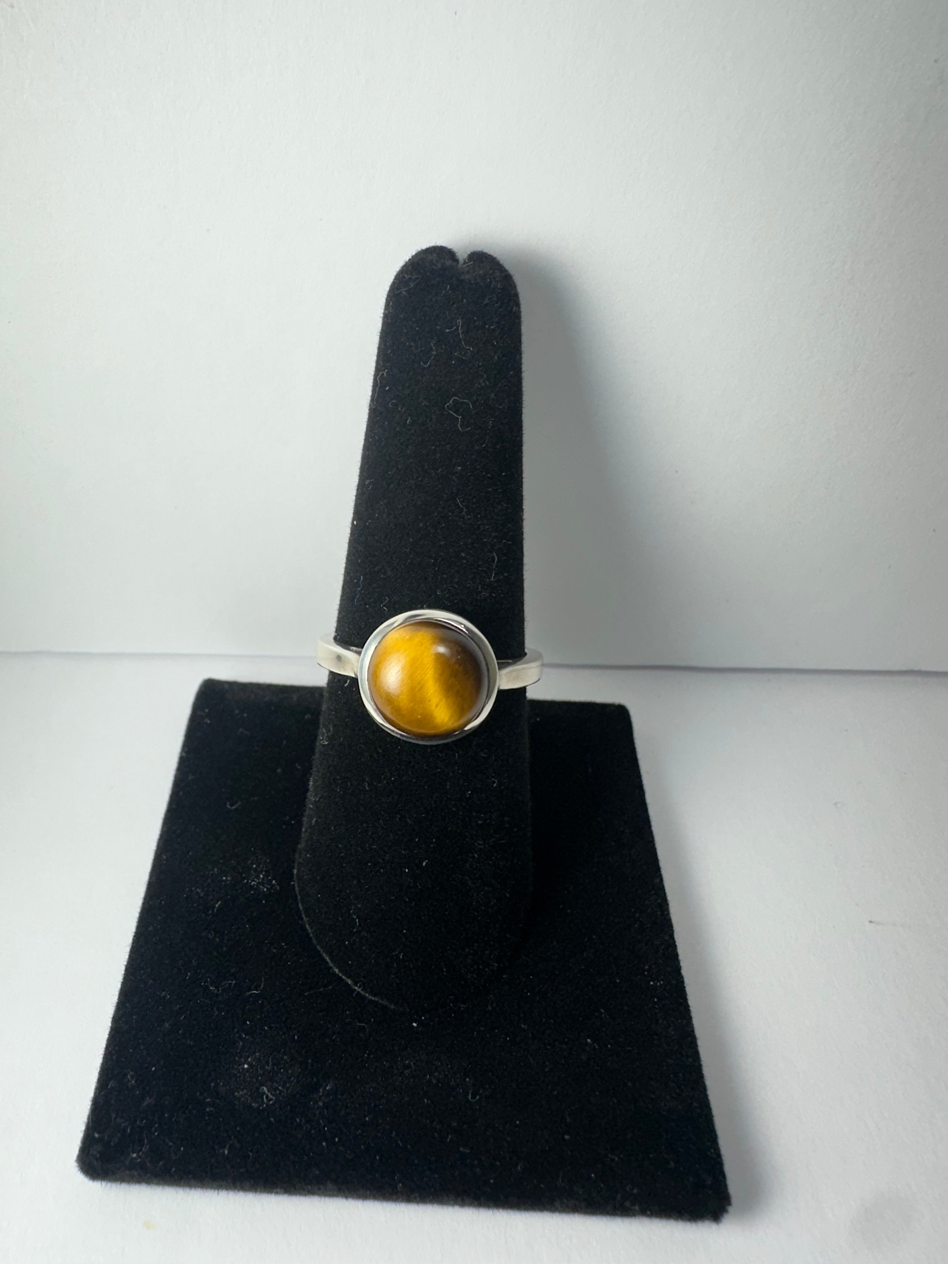 Tiger's Eye Ring - Size 8