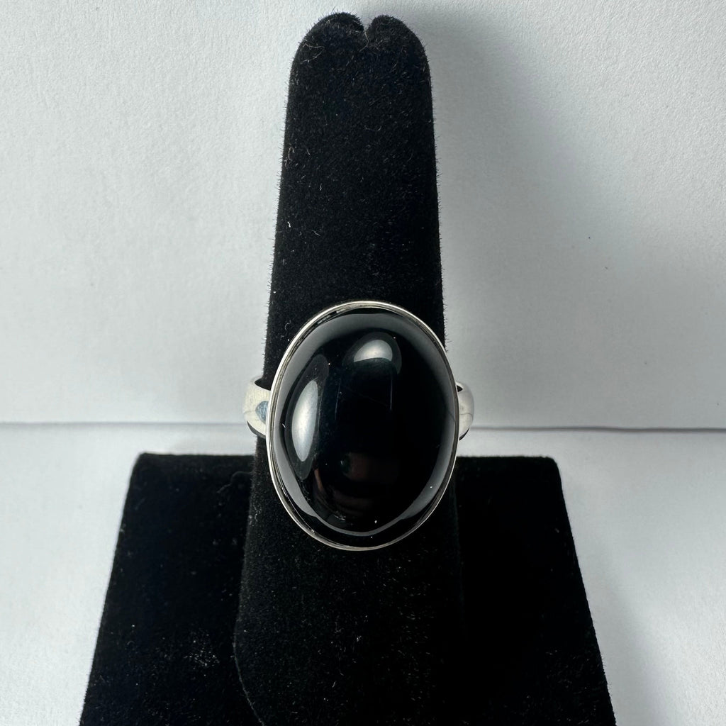Black Onyx Ring - Size 8.5