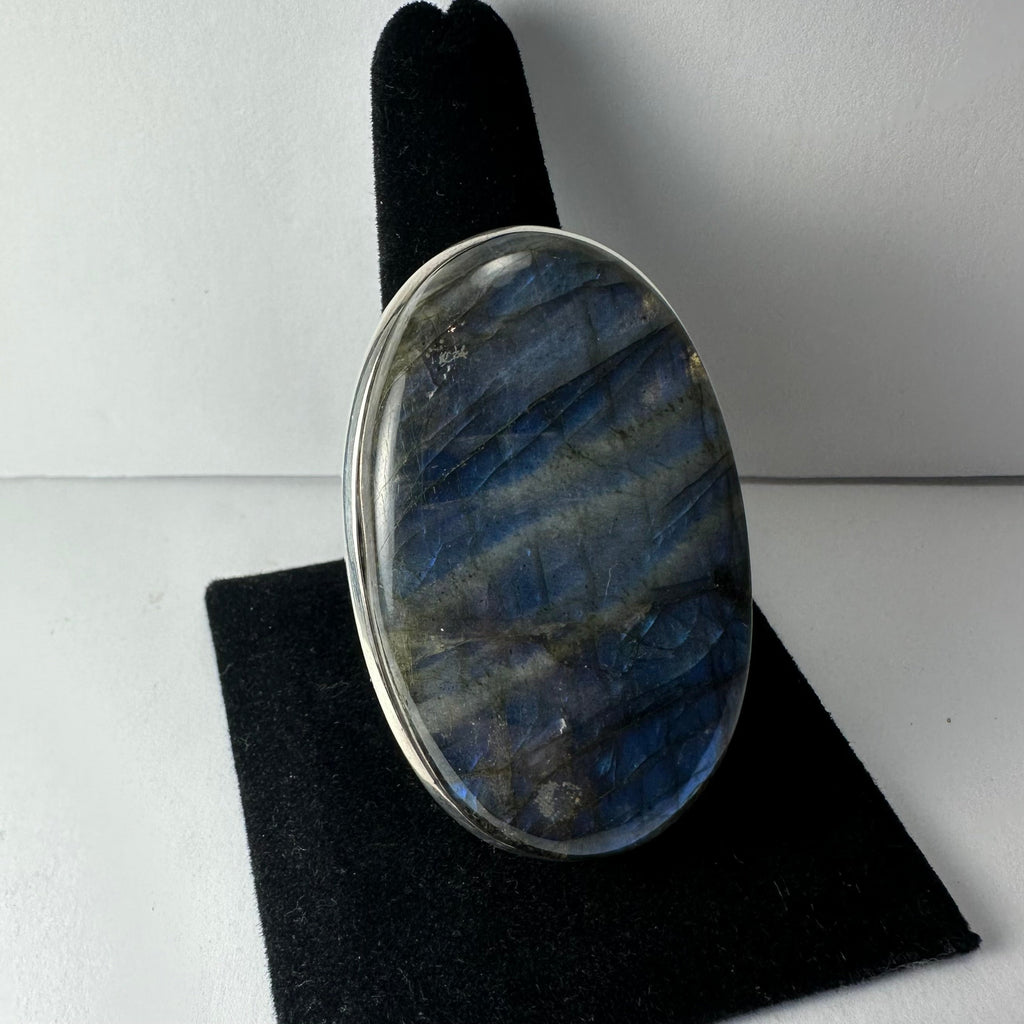 Labradorite Ring - Size 10.5