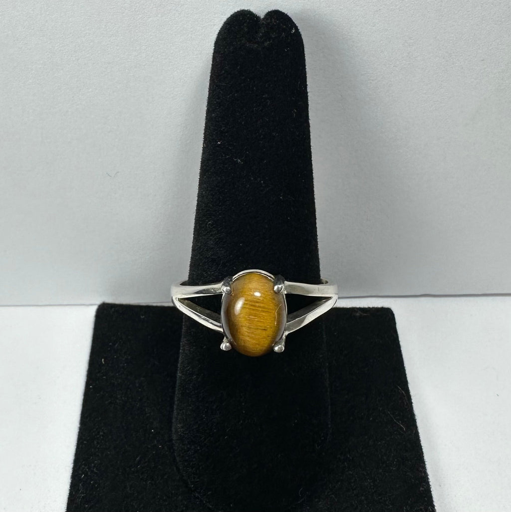 Tiger Eye Ring - Size 12