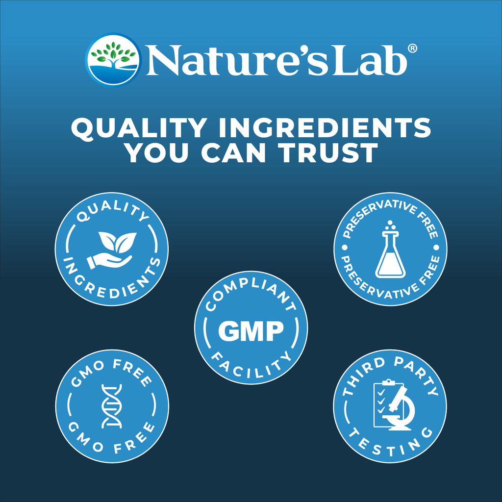 Nature's Lab Quercetin Bromelain - 120 Capsules